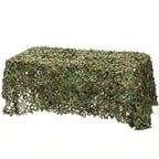 Woodland Camo Leaf Cut Concealment Netting