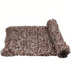 Brown 3D Leaf Camouflage Netting for Hunting