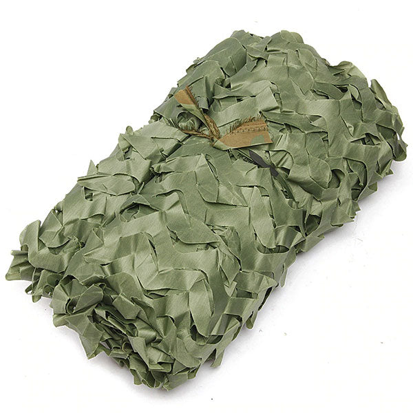Outdoor Camouflage Net with Leafy Cutouts