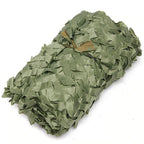 Outdoor Camouflage Net with Leafy Cutouts