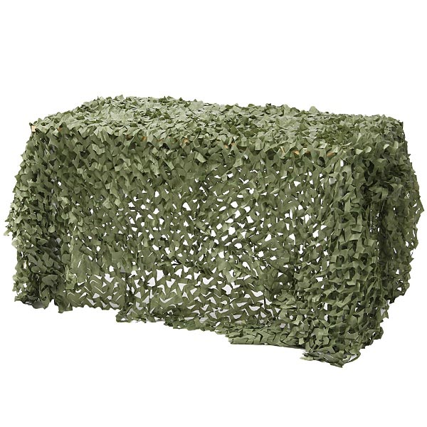 Outdoor Camouflage Net with Leafy Cutouts