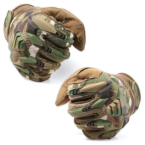 Men's Camouflage Hard Knuckle Tactical Gloves