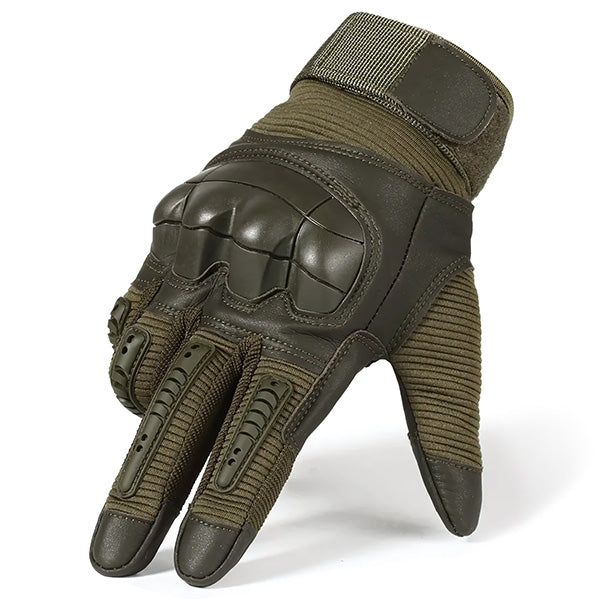 Military Combat Gloves with Hardened Shell