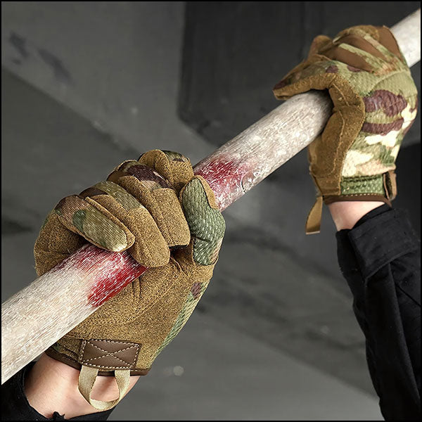 Full-Finger Multicam Tactical Work Glove