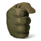 Olive Green Tactical Gloves with Padded Knuckles