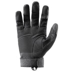 Black Tactical Gloves with Padded Knuckles