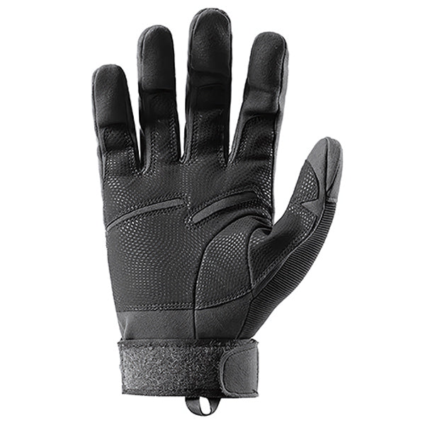 Black Tactical Gloves with Padded Knuckles
