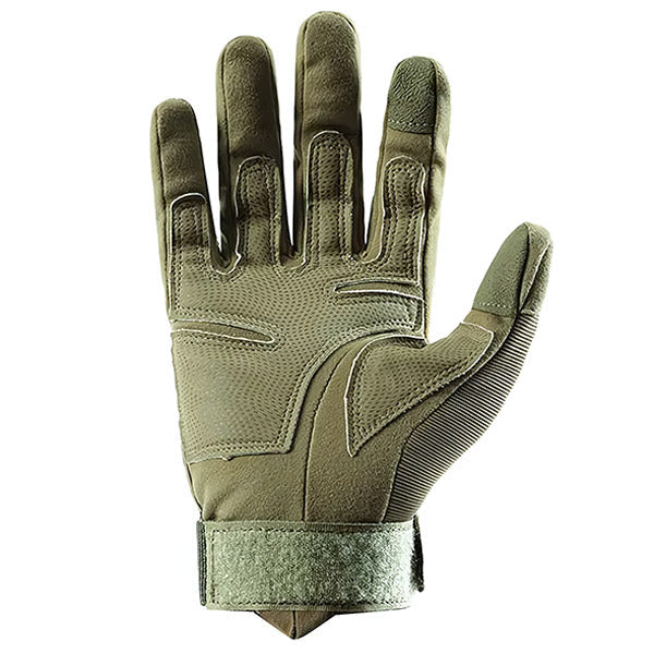 Olive Green Padded Tactical Gloves