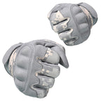 Grey Digital Camo Tactical Gloves with Knuckle Protection