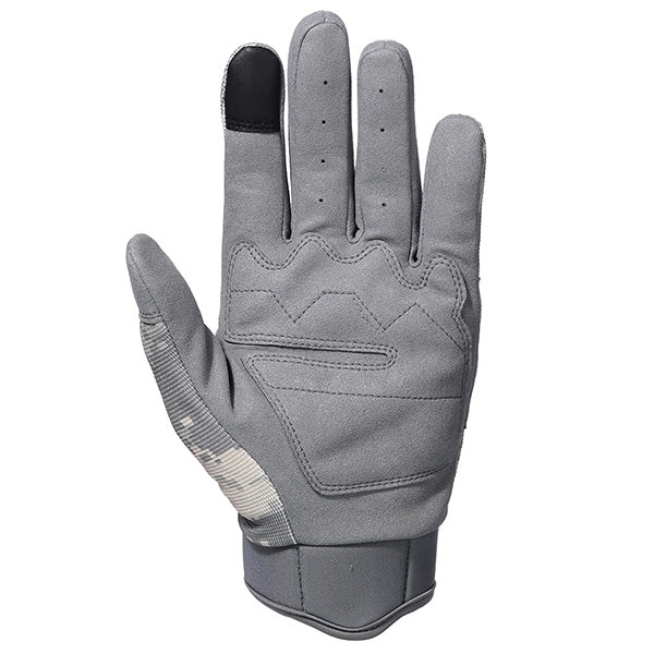 Grey Digital Camo Tactical Gloves with Knuckle Protection