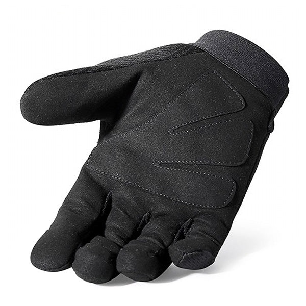Black Utility Full Finger Gloves with Adjustable Wrist