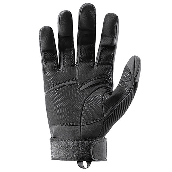 Black Tactical Gloves with Padded Knuckles