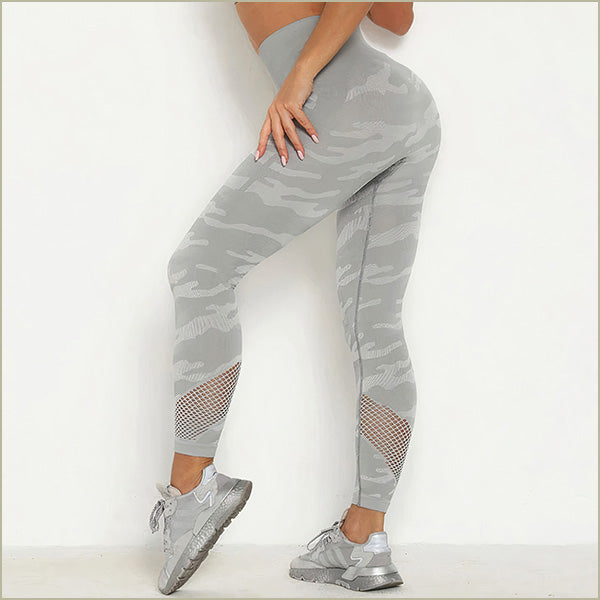 Grey Camouflage Leggings