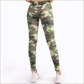 Camouflage Leggings with Star Pattern