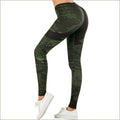 Graphic Military Style Leggings