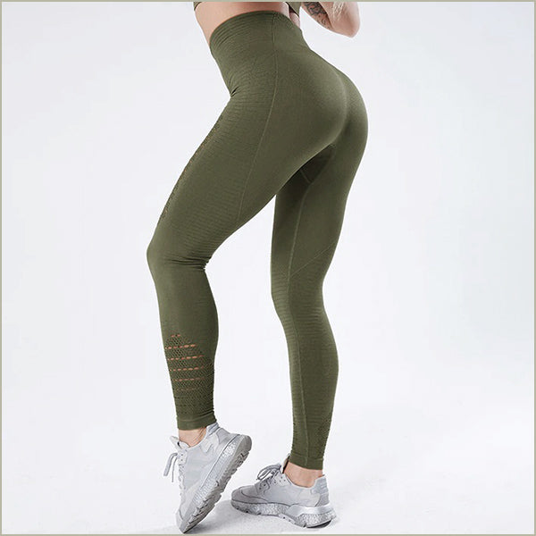 Green Military Leggings