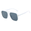 White Aviator Sunglasses