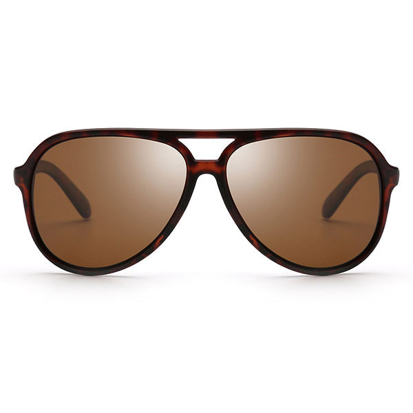 Classic Tortoise Shell Aviator Sunglasses