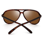 Classic Tortoise Shell Aviator Sunglasses
