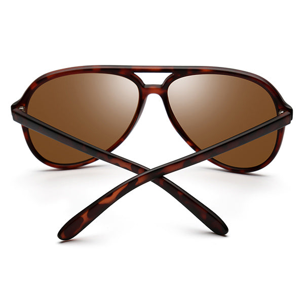 Classic Tortoise Shell Aviator Sunglasses