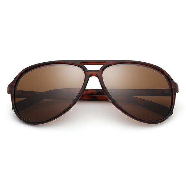 Classic Tortoise Shell Aviator Sunglasses