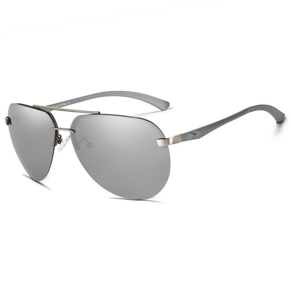 Silver Aviator Sunglasses