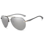 Silver Aviator Sunglasses