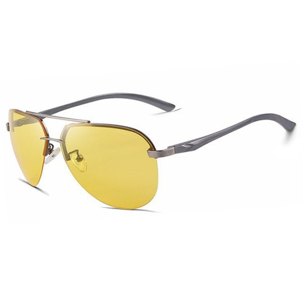 Aviator Sunglasses with Yellow Lenses