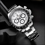Pagani Design Men's Panda Dial Chronograph Watch