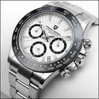 Pagani Design Men's Panda Dial Chronograph Watch