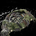 Rugged Green Camouflage Bluetooth Smart Watch