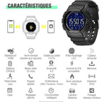 NORTH EDGE All Black Rugged Digital Sport Watch