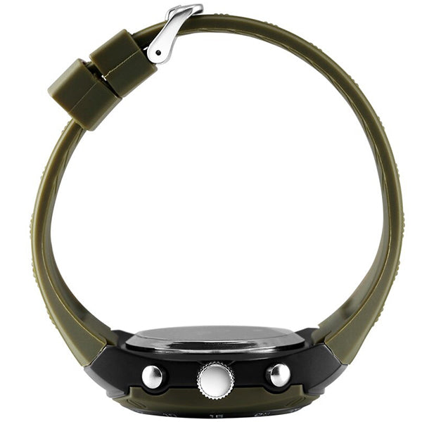 Olive Green Digital Analog Sport Watch