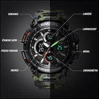 Rugged Camouflage Men's Digital Analog Watch