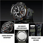 Rugged Camouflage Men's Digital Analog Watch
