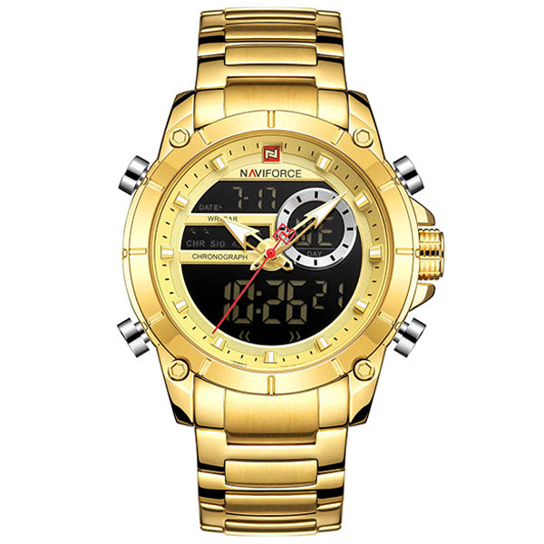 Military Watch with Dual Display