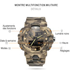 Men's Rugged Desert Camo Digital Sports Watch