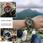 Men's Rugged Desert Camo Digital Sports Watch