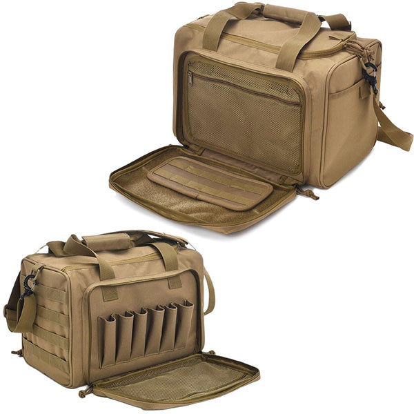 Khaki Tactical MOLLE Duffel Bag