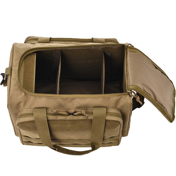 Khaki Tactical MOLLE Duffel Bag