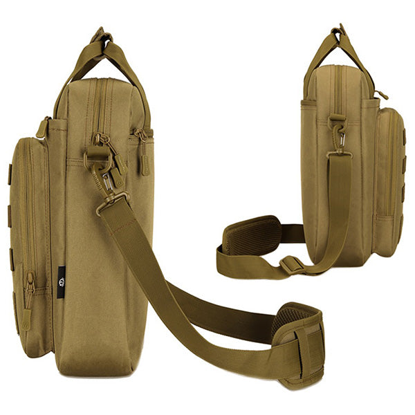 Coyote Brown MOLLE Tactical Messenger Bag