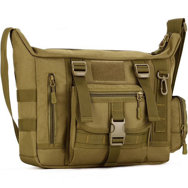 Men's Khaki Military Musette Bag