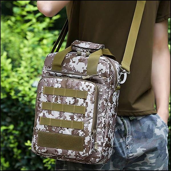 Desert Digital Camo Tactical Messenger Bag