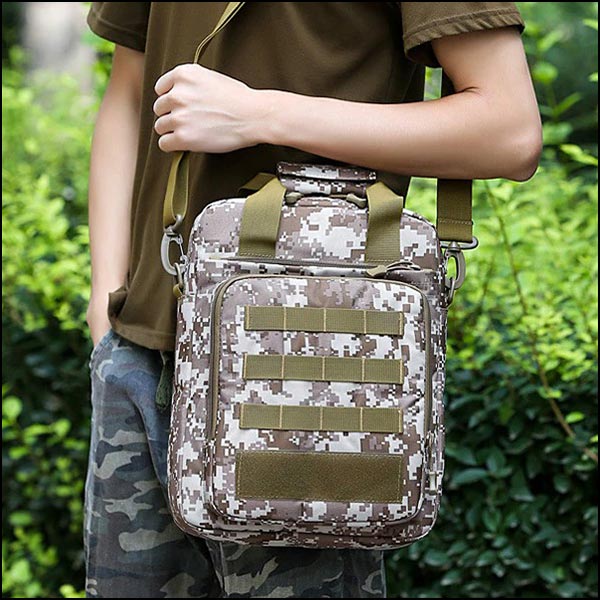Desert Digital Camo Tactical Messenger Bag