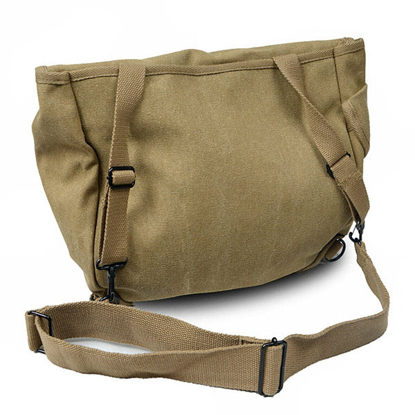 Khaki Canvas U.S. Military Messenger Bag