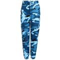 Women's Blue Camouflage Pants