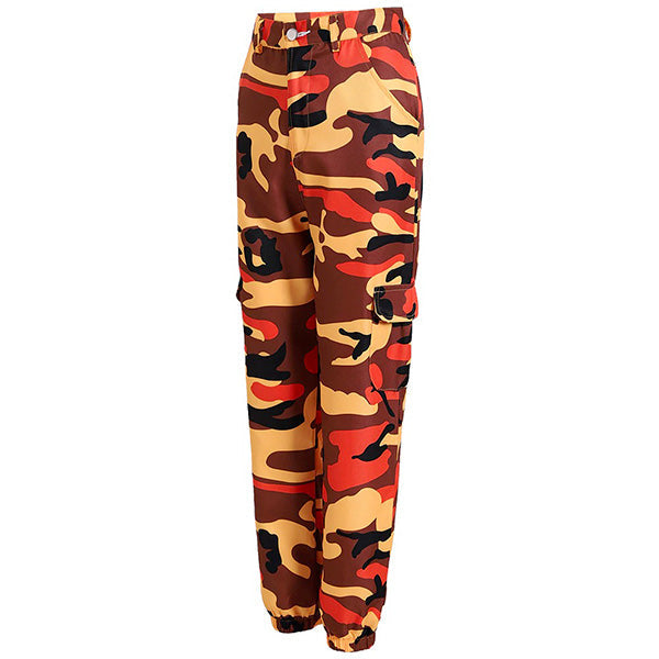 Women's Earthy Camouflage Cargo Joggers