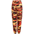 Women's Orange Camouflage Trousers