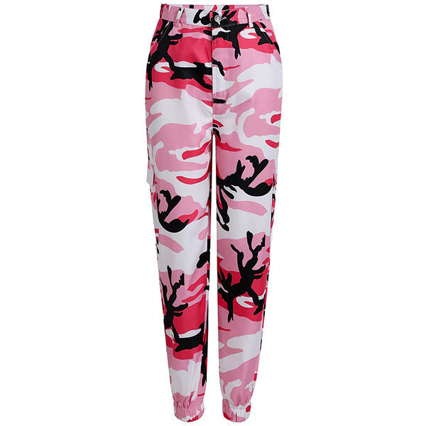 Women's Pink Camouflage Pants