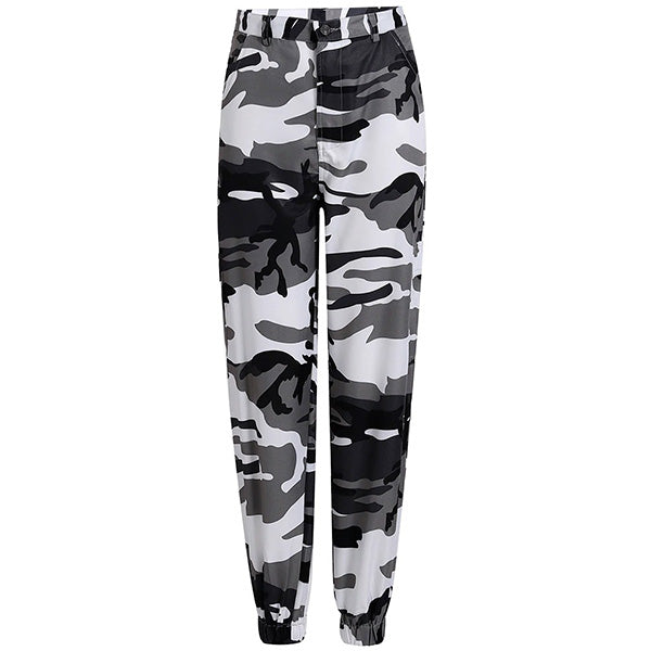Women's Grey Camouflage Pants